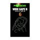 Крючки безбородые Korda Wide Gape Barbless №6 10шт (KWGB6) - изображение 1