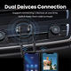 Bluetooth-адаптер UGREEN CM309 Bluetooth Car Receiver Aux с микрофоном Space Gray (2000129) - изображение 5