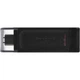 Флеш-накопитель Kingston 64Gb USB3.2 Type-C DataTraveler 70 Black (DT70/64GB) - изображение 2