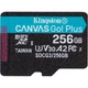 Карта памяти Kingston MicroSDXC 256GB UHS-I/U3 Class 10 Canvas Go! Plus R170/W90MB/s (SDCG3/256GBSP) - изображение 1