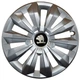 Автомобильные колпаки на колеса SKODA GREY R16 №434 SJS серебристые комплект 4шт TR0306728 - изображение 1