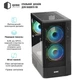 Корпус QUBE GEON ARGB Black (GEON_GBNU3) - изображение 13