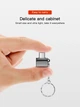 Адаптер брелок OTG Type-C - USB. Переходник для соединения устройств Type-C OTG S5 Серебристый - изображение 7