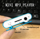 Мини MP3 плеер алюминиевый клипса + вакуумные наушники + USB переходник. Мп3 плеер для спорта, бега WJ3Z - изображение 2