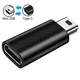 Переходник адаптер Type-C мама - Mini USB папа. TypeC to Mini USB Fiyori DF55 Черный - изображение 1