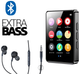 MP3 / MP4 плеер Bluetooth + вакуумные наушники. Мп3 / Мп4 плеер с блютуз для спорта, бега Jood U22-Z5 - изображение 1