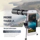 Компактний монокуляр об'єктив 10-30x Monocular + Кріплення телефону. Телескоп для спостереження - зображення 2