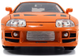 Pojazd Simba Jada F&Fs Brian's Toyota Supra 1995 Orange (4006333094798) - obraz 4