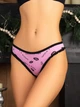 Трусики-танга ISSA PLUS BL2-589 3XL Розовые (issa2007682334919) - изображение 1