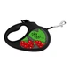 Повідець-рулетка для собак WAUDOG R-leash, малюнок "Калина", M, до 25 кг, 5 м, світловідбиваюча стрічка - зображення 1