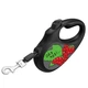 Повідець-рулетка для собак WAUDOG R-leash, малюнок "Калина", M, до 25 кг, 5 м, світловідбиваюча стрічка - зображення 2