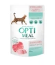 Вологий корм для стерилізованих кішок Optimeal pouch 12 шт по 85 г (яловичина та індичка) - зображення 1