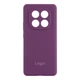 Чохол Liquid Silicone (AA) Full Camera для Xiaomi Redmi Note 14 Pro 5G/Poco X7 5G Колір 43.Grape - изображение 1