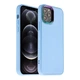 Чохол AG-Glass Chrome Camera with Magsafe для iPhone 12/12 Pro Колір Blue - изображение 3