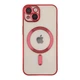 Чохол TPU Metallic Full Camera with Magsafe для iPhone 14 Колір Red - изображение 1