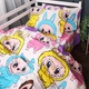 Комплект постельного белья в кроватку детский Mirson 110х140 см Kids Time 17-0865 Labubu Бязь (2200012064740) - изображение 3