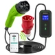 Mobilna ładowarka do samochodu elektrycznego Qoltec EV Type 2 z regulacją 2 w 1 CEE 5 PIN 7 kW Wi-Fi 5 m (5901878524771) - obraz 1