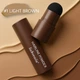 Пудра для волос в стике Lakerain Hairline Powder Light Brown 1, светло-коричневая, водостойкая, для маскировки залысин и тонирования бровей (118894890) - изображение 1