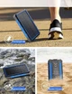 Водонепроницаемый повербанк Djroll 36000 mah павербанк с солнечной панелью power bank с беспроводной зарядкой - изображение 5