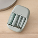 Аккумуляторные батарейки IKEA LADDA 4 шт AAA (HR03) 750 mAh 1.2V Ni-MH многоразовые аккумуляторы набор ИКЕА ЛАДДА 905.098.19 - изображение 4