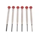 Набор часовых отверток 6 шт. INTERTOOL HT-0436 SL: 1,4/1,8/2,5; PH: 0/00/1 для ювелира - изображение 5