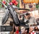 Сталевий Мультитул Pro100Tool 14 в 1 складний мультиінструмент кишеньковий туристичний Плоскогубці Ніж Біти викрутка для велосипеда кемпінгу чохол Подарунок чоловіку Чорний - зображення 9
