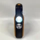 Фонарь аккумуляторный светодиодный LED COB с солнечной панелью и функцией Power Bank, портативный ручной фонарь-прожектор с 4 режимами света для дома, дачи, кемпинга, USB-зарядка, A-2301D-Orange - изображение 5