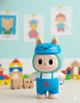 Игрушка антистресс сквиш Лабубу Labubu игрушка голубая 12 см - изображение 1
