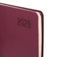 Щотижневик 10х17см Leo Planner датований 2026 "Story", м'який, винний, 128 сторінок - изображение 2