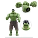 42 см гигантская фигурка Халка RESTEQ без коробки, фигурка Hulk Мстители с подвижными частями и сменными - изображение 2