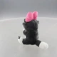 Мягкая игрушка-декор в машину на указатель поворота котик с розовым бантом (TA0153_2) - изображение 5