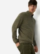 Свитер теплый на молнии мужской Camel Active knitted Troyer 409530-6K06-37 L Хаки (4063366119447) - изображение 3