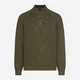 Свитер теплый на молнии мужской Camel Active knitted Troyer 409530-6K06-37 L Хаки (4063366119447) - изображение 5