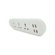Сітковий фільтр живлення Voltronic TВ-Т16, 4роз, 3*USB White (ТВ-Т16-White) - зображення 2