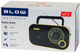 Radio przenośne analogowe Blow AM/FM RA12 Black/Gold (5900804145660) - obraz 5