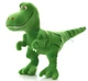 Мягкая игрушка динозавр Тираннозавр RESTEQ 70 см — зеленый плюшевый T-Rex, большой динозавр для детей, игрушка в подарок мальчику - изображение 1