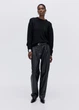 Свитер в составе с шерстью H&M 983240009c42 XL черный (100005315) - изображение 1