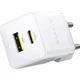 Зарядное устройство Baseus 1xUSB-C 30W + 1xUSB white (P1011160A213-00) (323100) - изображение 6