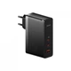 Зарядное устройство Baseus 2xUSB-C 140W + 1xUSB GaN + cable USB-C to USB-C black (CCGP100201) (323052) - изображение 1