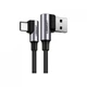 Дата кабель USB 2.0 до USB-C 0.5m 3A 90° corner US176 black Ugreen (20855) (324798) - зображення 1