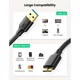 Дата кабель USB 3.0 AM to Micro B 0.5m US130 black Ugreen (10840) (324782) - изображение 5