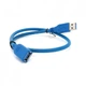 Дата кабель USB 3.0 AM/AF 0.5m blue Voltronic (YT-3.0AM\AF-0.5BL) (323651) - изображение 2