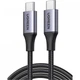 Дата USB-C кабель USB-C 1.0m 240W US535 space gray Ugreen (15311) (324876) - зображення 1