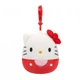 Мягкая игрушка Squishmallows на клипсе - Хелоу Китти 9 см (SQSN00270) (267359) - изображение 1