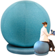 М'яч для сидіння SportVida SV-HE0003 55 см Синій - зображення 2