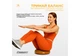 Балансировочная подушка массажная EasyFit Оранжевый - изображение 4