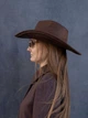 Капелюх ковбойка замшевий D.Hats колір коричневий - зображення 3