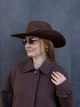 Капелюх ковбойка замшевий D.Hats колір коричневий - зображення 4