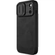 Кожаный чехол-книжка Nillkin Qin Pro Camshield для Apple iPhone 17 Pro Max / 18 Pro Max (6.9") Black - изображение 1