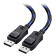 Кабель Cable Matters Displayport v1.4 [VESA Certified] 8K@60Hz, 4K@240Hz, 32.4Gbps, 1.8м black (102045-1.8m-B) - изображение 1